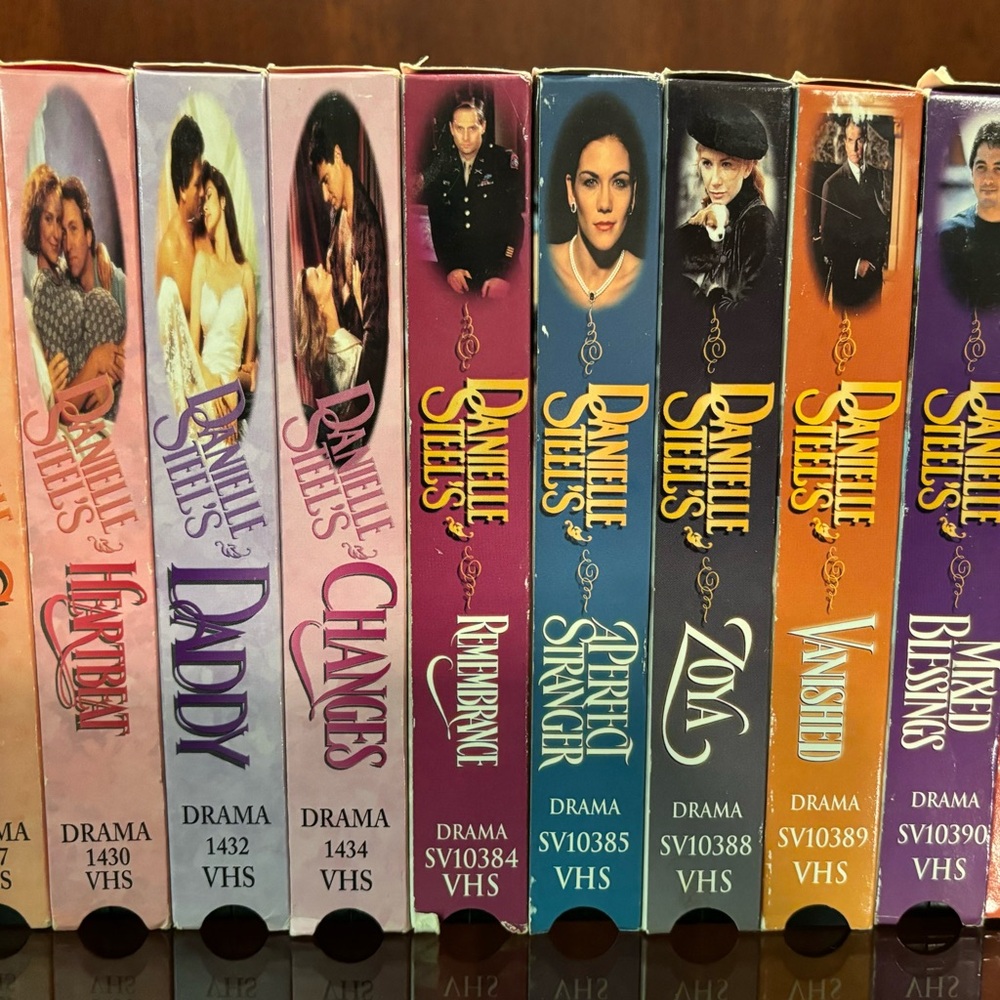 Danielle Steel’s VCR Movie’s, Lot of 10